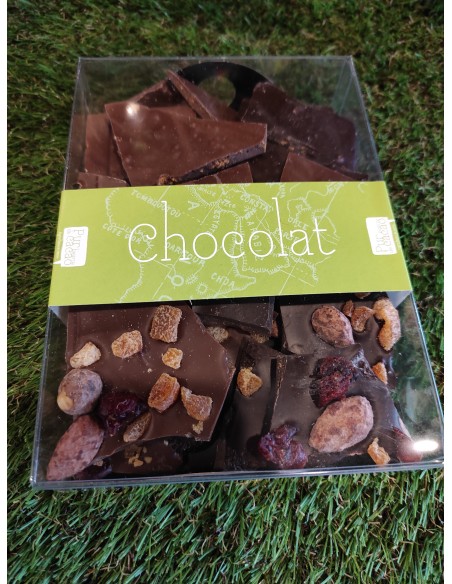 Boite Plaques de chocolat - Noir Lait