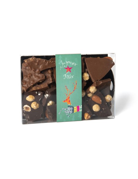 Boite Plaques de chocolat - Noir Lait