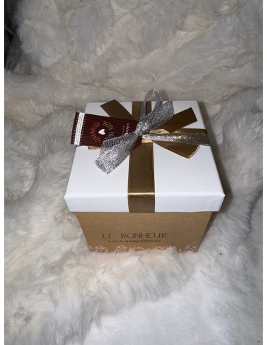 Boite carré - "Le bonheur tout simplement"