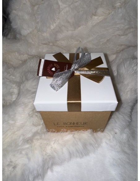 Boite carré - "Le bonheur tout simplement"