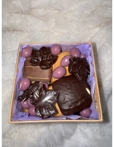 Boite carré - "Le bonheur tout simplement"