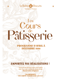 Cours de pâtisserie 2026