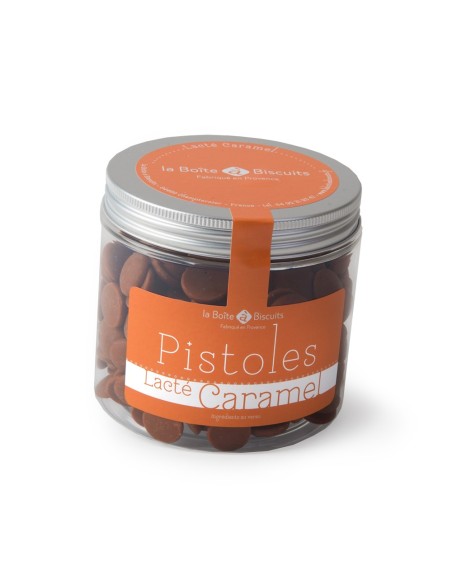 packaging pistoles caramel coté